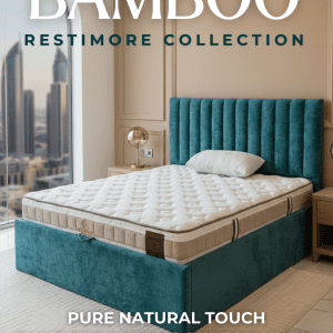 Bamboo Mattress – Natural Medium Bonnell Spring Mattress in Dubai | Anti-Allergy & Durable | Restimore Collection