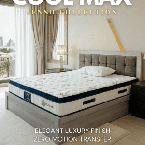 Cool Max Mattress – Luxury Cooling Pocket Spring Mattress in Dubai | Zero Motion & Euro Top | 5-Year Warranty | Senso Collection