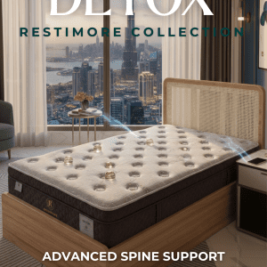 Graphene Therapy Mattress – Anti-Static Fabric, Pocket Spring Zero Motion & Energy Balance | 10-Year Warranty